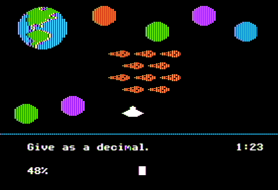 Space Journey screenshot 2 for TI-99